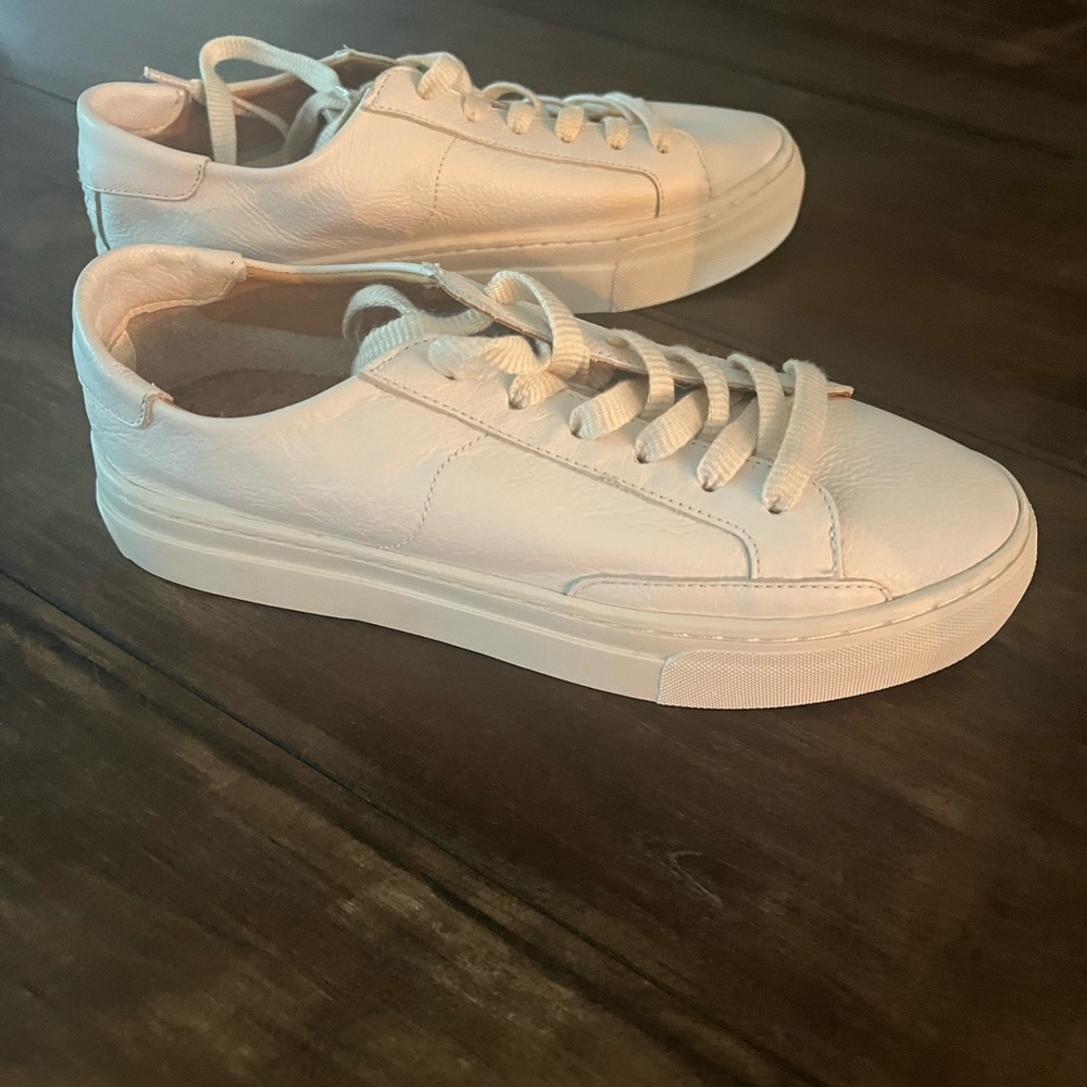 White Leather Sneakers